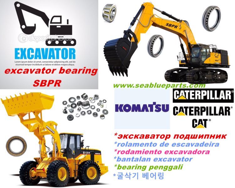 Excavator bearing